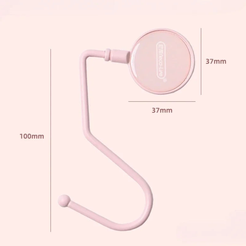 1 Pcs Cute Morandi Bag Hook Heavy Table Purse Bag Hooks Travel Handbag Table Side Bag Hanger Office Desk Organizers