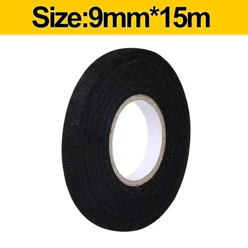 Electrical Tape Heat Resistant Wiring Harness Fabric Waterproof  Automotive Insulating Adhesive Cloth for Cable Wire Wrap 1-10Pc