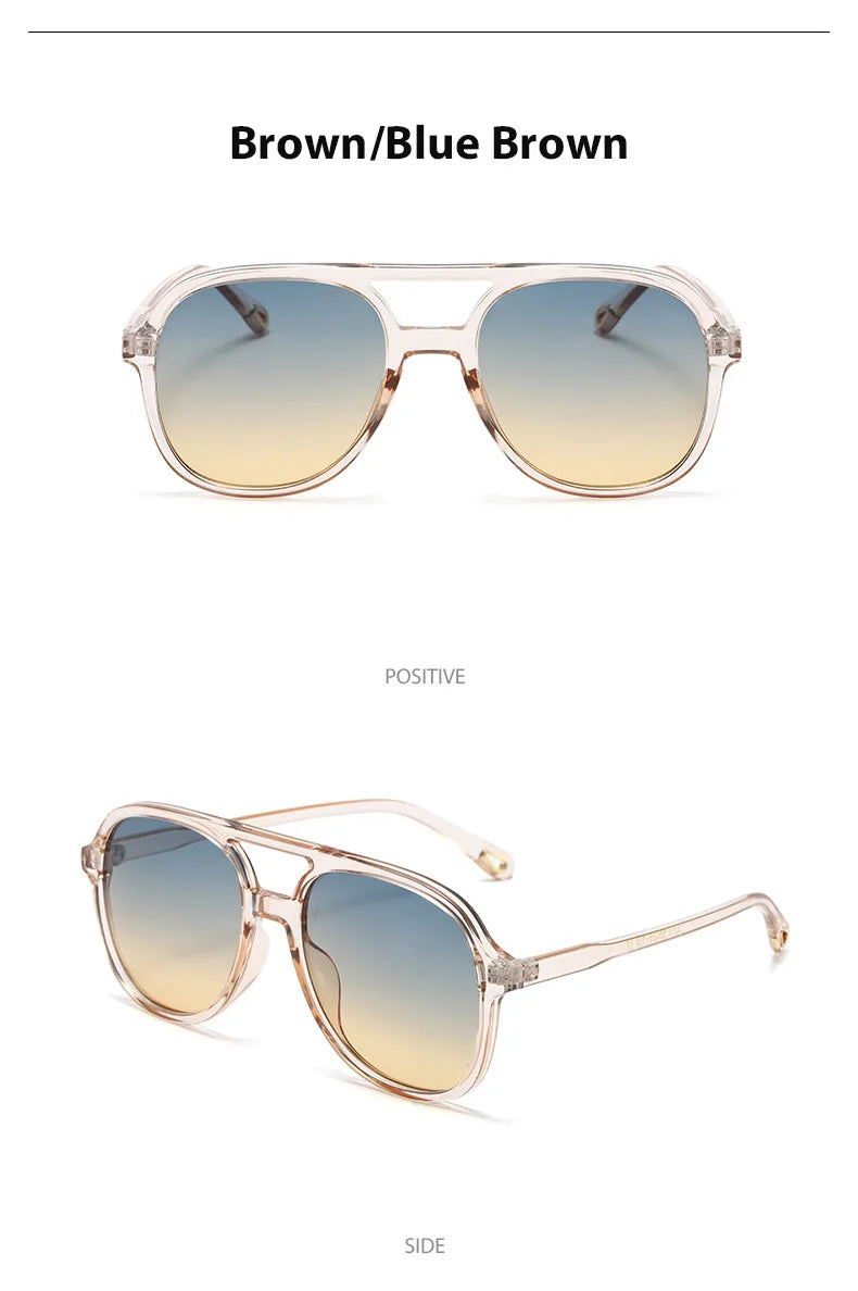 SHAUNA Trending Pilot Sunglasses UV400