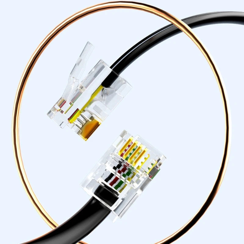 Rotatable Anti-Tangle Cord Telephone Cord Detangler Untangling Twisted Cord Universal 360degree Rotatable Cable