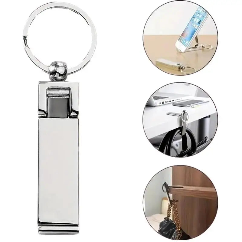 New Multifunctional Bag Hangers Purse Hook for Table Foldable Instant Bag Purse Hook Handbag Table Hanger Holder with Carabiner