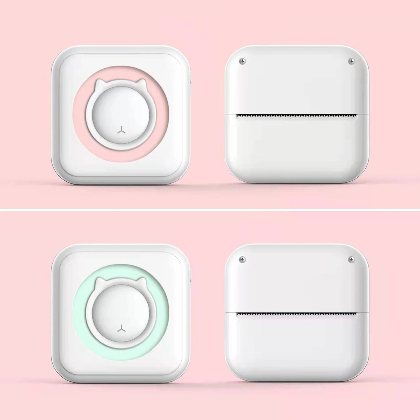Portable Mini Thermal Printer Wirelessly BT 203dpi Photo Label Memo Wrong Question Printing With USB Cable Imprimante Portable