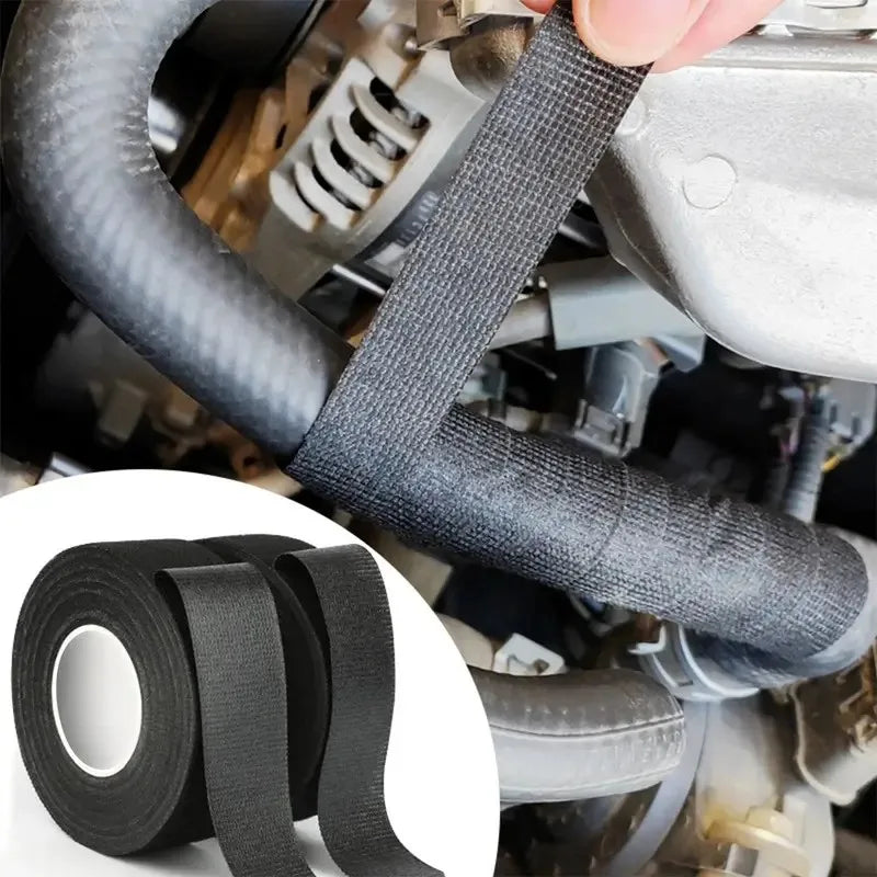 Electrical Tape Heat Resistant Wiring Harness Fabric Waterproof  Automotive Insulating Adhesive Cloth for Cable Wire Wrap 1-10Pc