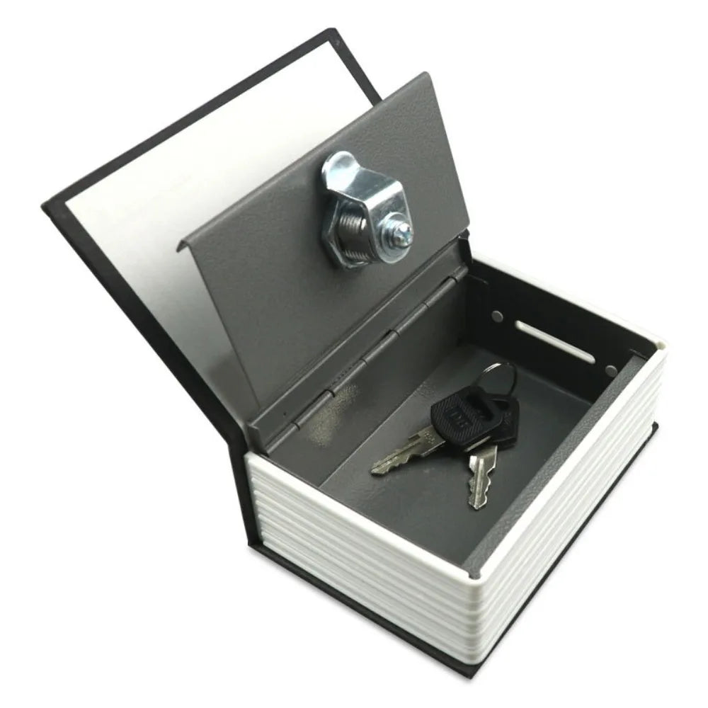 Bank Savings Bank Secret Stash Booksafe Key Box With Lock Dictionary Hollow Book Safe Diversion Metal Box Simulated Book Safe