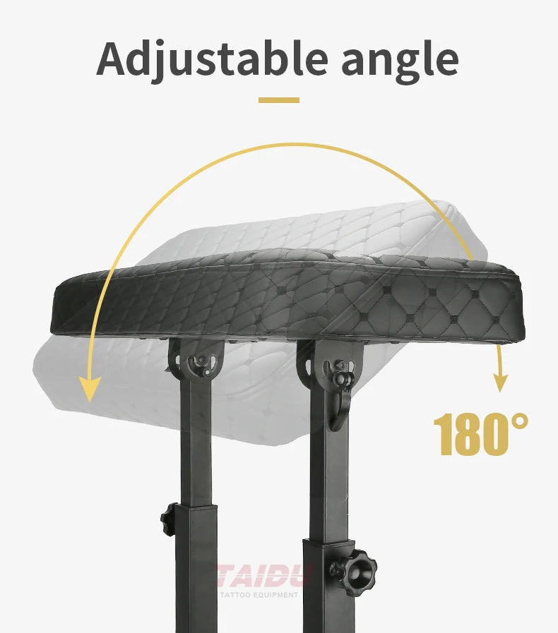 TAIDU Tattoo Armrest Stand With Tray Tattoo Arm Leg Rest Stand Adjust Height 120cm Tattoo Arm Holder Tattoo Equipment