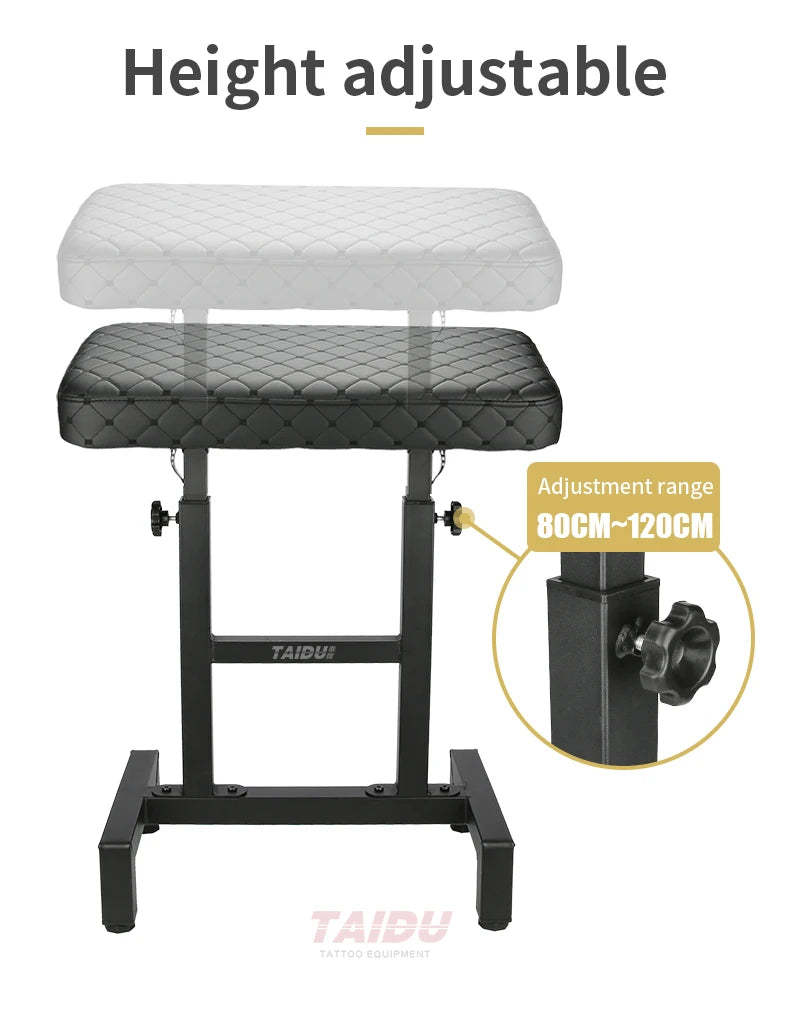 TAIDU Tattoo Armrest Stand With Tray Tattoo Arm Leg Rest Stand Adjust Height 120cm Tattoo Arm Holder Tattoo Equipment