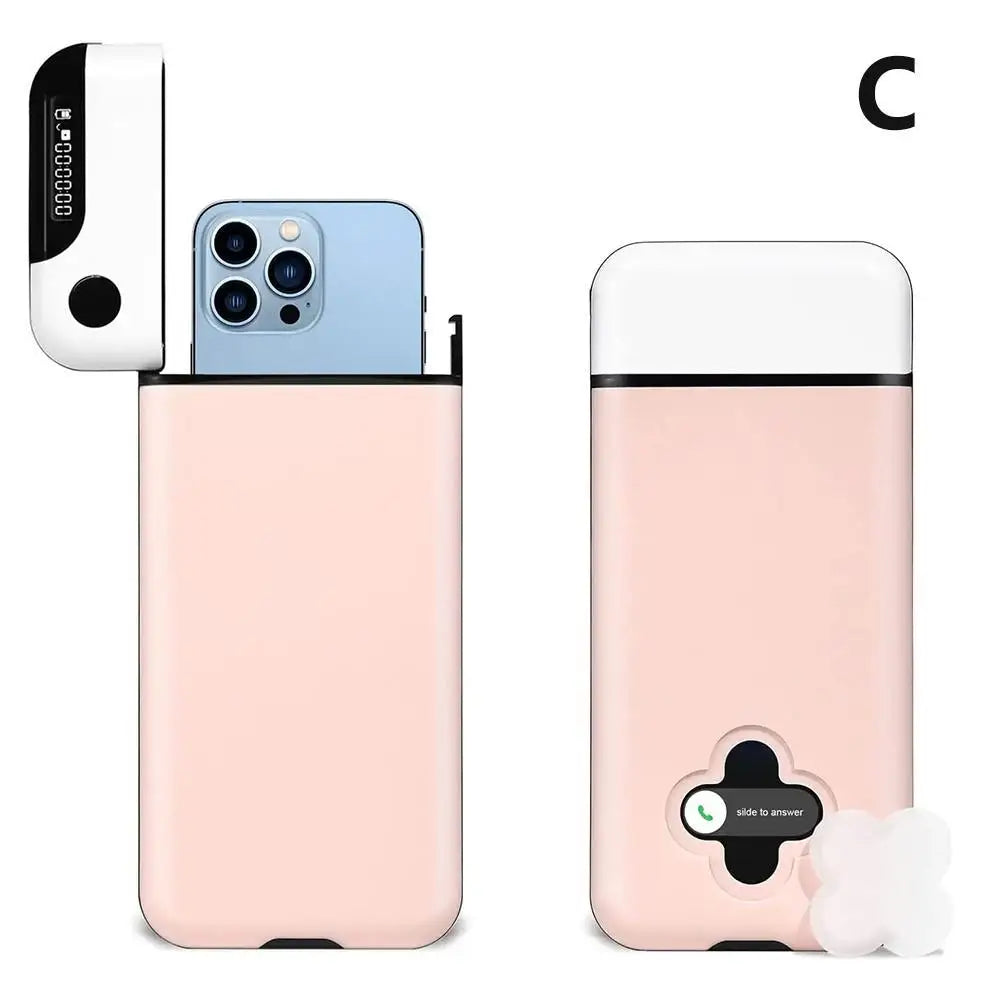 Portable Mobile Phone Lock Box Timer Bag Portable Phone Safe Timed Locking Case Self-Discipline Keepin Box Limit Cell Phones Use