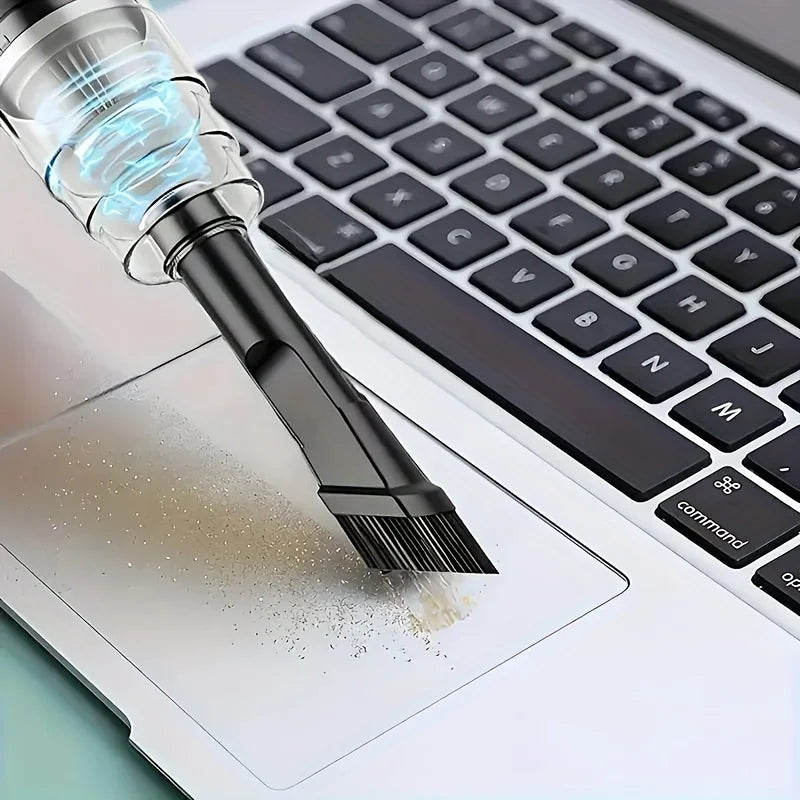 USB Mini Vacuum Cleaner, Powerful Suction for Car/Home/Office. Portable & Wireless with Multiple Attachments. Fast USB Charging.