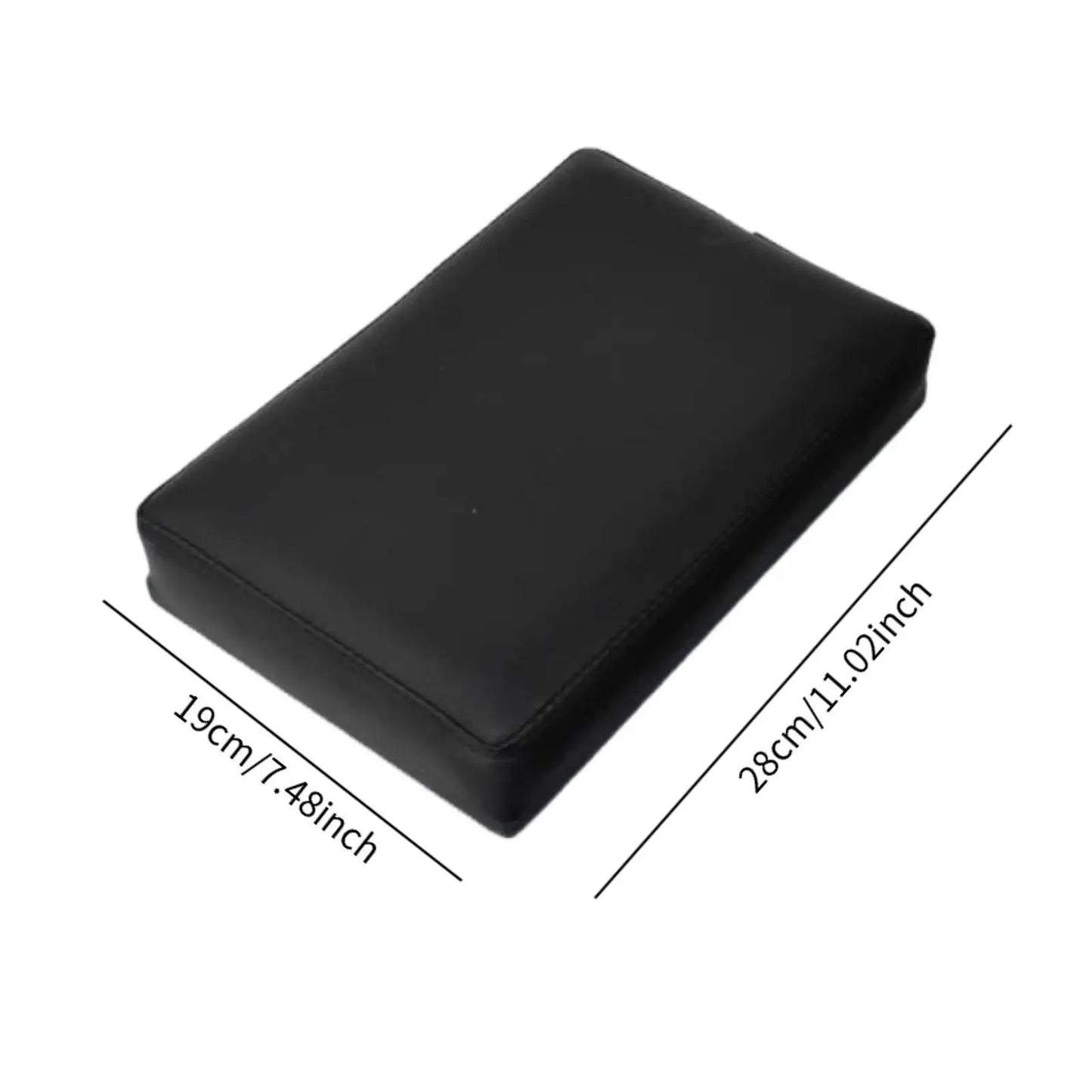 Arm Rest for Tattooing Tray Heavy Duty,Portable Stable Leather Accessory Professional Black for Household Studio Beauty Salon