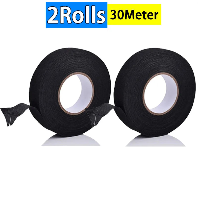 Electrical Tape Heat Resistant Wiring Harness Fabric Waterproof  Automotive Insulating Adhesive Cloth for Cable Wire Wrap 1-10Pc