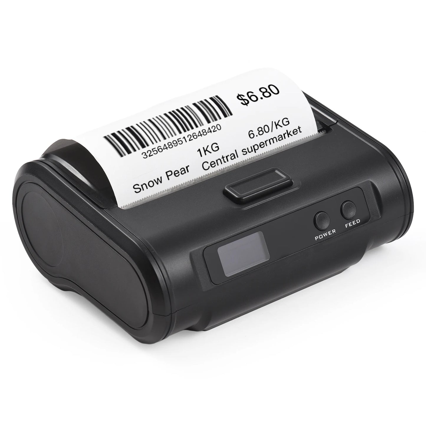 Wireless Thermal Receipt Printer 4-inch 110mm Portable Mobile Printer 203dpi Print BT USB Connect for Small Business Market