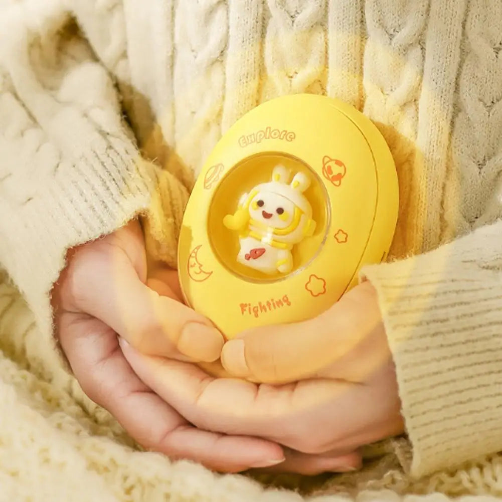 Mini Hand Warmer Portable Cartoon Design 1200mAh Battery USB Rechargeable Fast Winter Warm Tool Ambient Light Trending Now