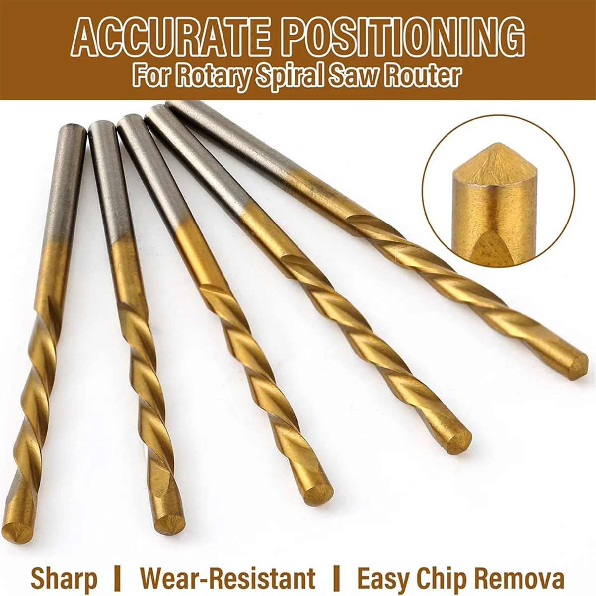 Trending Now 50 Pieces Drywall Pilot Point Cutting Drill Bits 1/8 Inch Diameter Drywall Drill Bits Drywall Tools for Spiral Saw