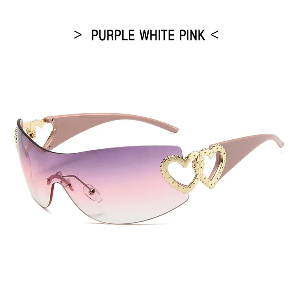 2025 Luxury Trending Pink Women's Sunglasses Vintage Designer Shade Fashion Goggles