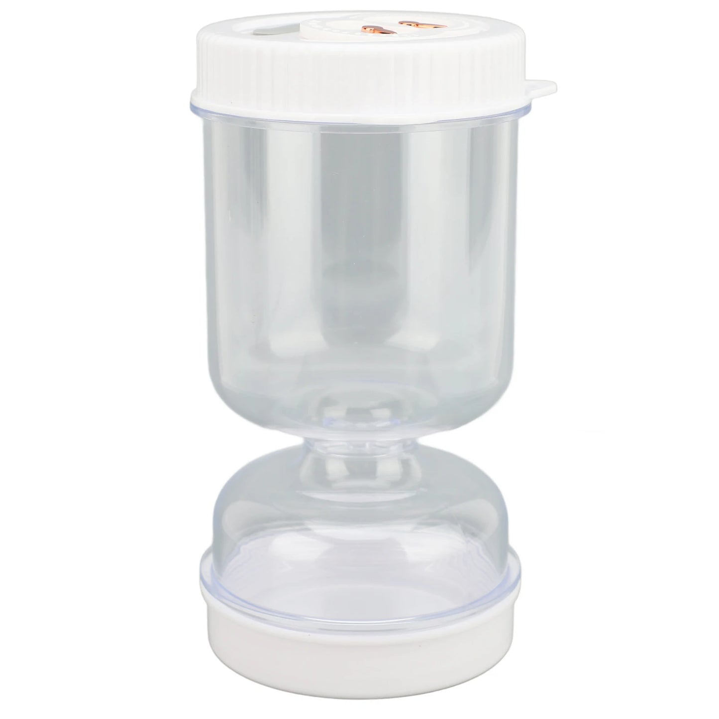 Pickle  Separator Jar ABS Pickle Olive Hourglass Jar Multi Purpose Leakproof Dry Wet Depart Organizer For Home Kitchen
