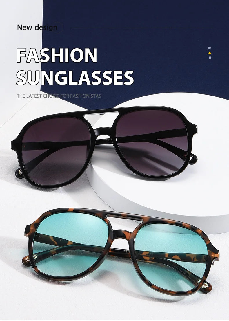 SHAUNA Trending Pilot Sunglasses UV400