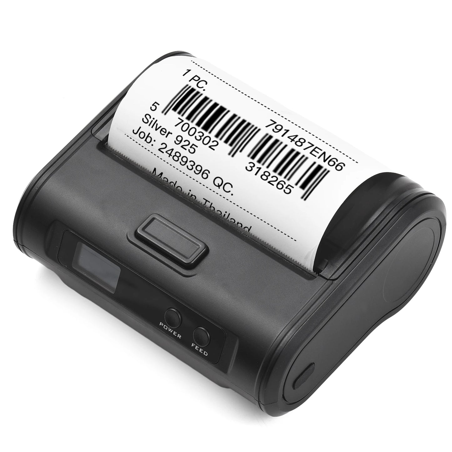 Wireless Thermal Receipt Printer 4-inch 110mm Portable Mobile Printer 203dpi Print BT USB Connect for Small Business Market