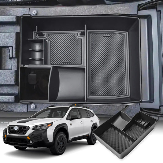 Armrest Storage Box Tray For2025 2024 2023 2022 2021 2020 Subaru Outback & Legacy Center Console Organizer Interior Accessories