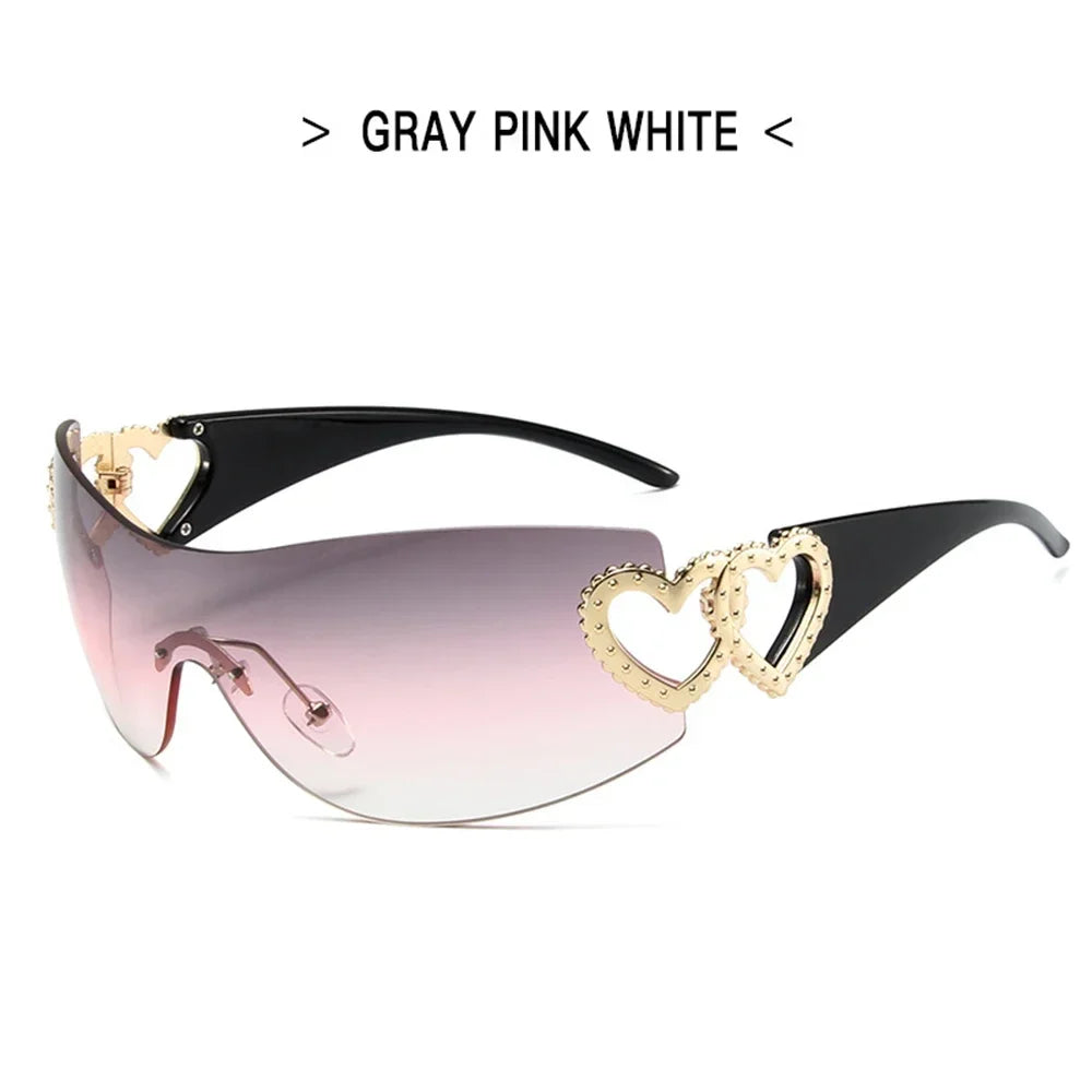 2025 Luxury Trending Pink Women's Sunglasses Vintage Designer Shade Fashion Goggles