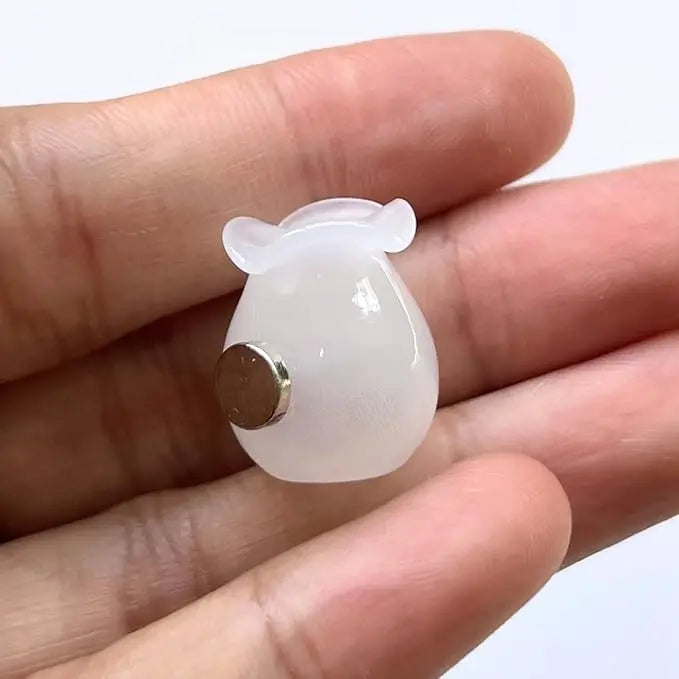 Mini Bud Vases Magnetic for Fridge – Cute 3D Creative Tiny Ceramic & Glass Flower Vase Magnets for Refrigerator, Kitchen, Locke