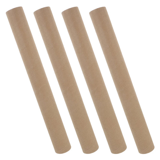 4Pcs Mailing Tubes Kraft Paper Heavy-Duty Round Cardboard Poster Document Transport Protective Shipping Tubes Storage Caps