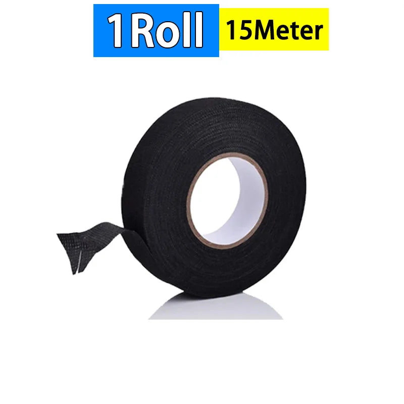 Electrical Tape Heat Resistant Wiring Harness Fabric Waterproof  Automotive Insulating Adhesive Cloth for Cable Wire Wrap 1-10Pc