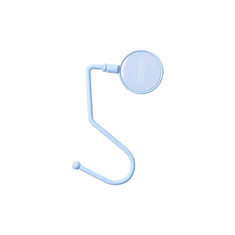 1 Pcs Cute Morandi Bag Hook Heavy Table Purse Bag Hooks Travel Handbag Table Side Bag Hanger Office Desk Organizers