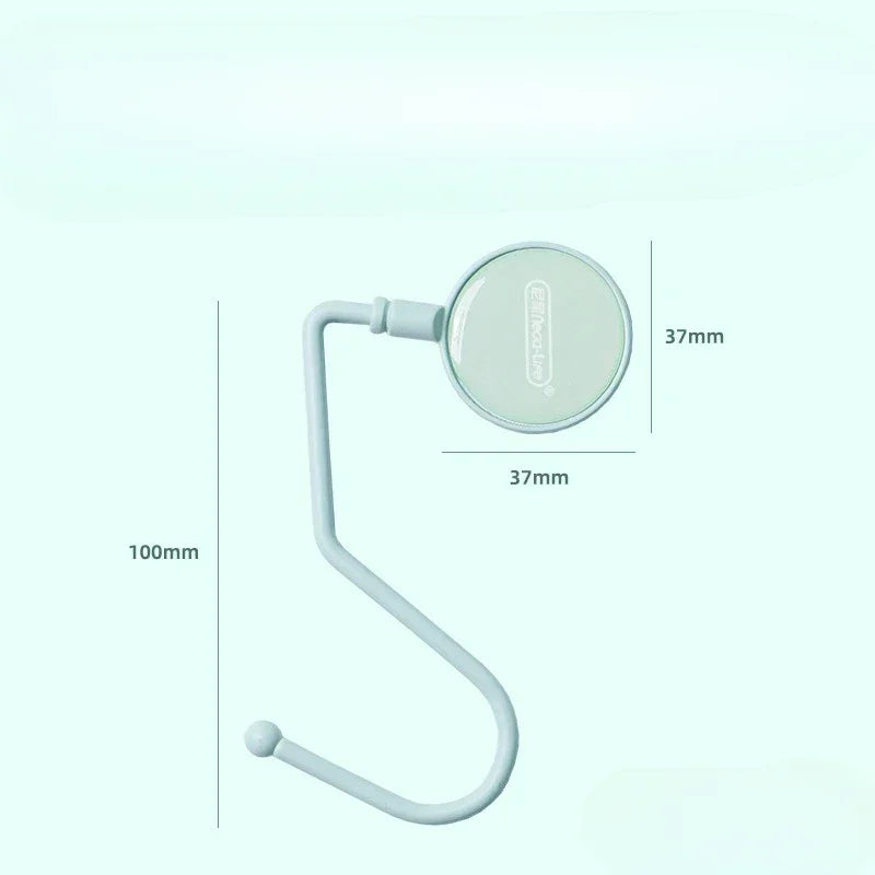 1 Pcs Cute Morandi Bag Hook Heavy Table Purse Bag Hooks Travel Handbag Table Side Bag Hanger Office Desk Organizers