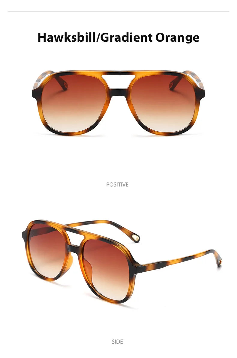 SHAUNA Trending Pilot Sunglasses UV400