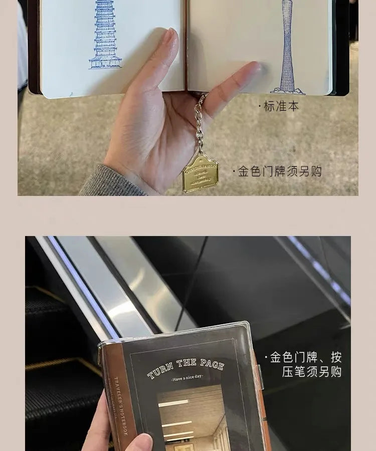 TN Passport book Travel Notebook High Quality Diary journal notebook  American retro Business Office School Meeting Notepad