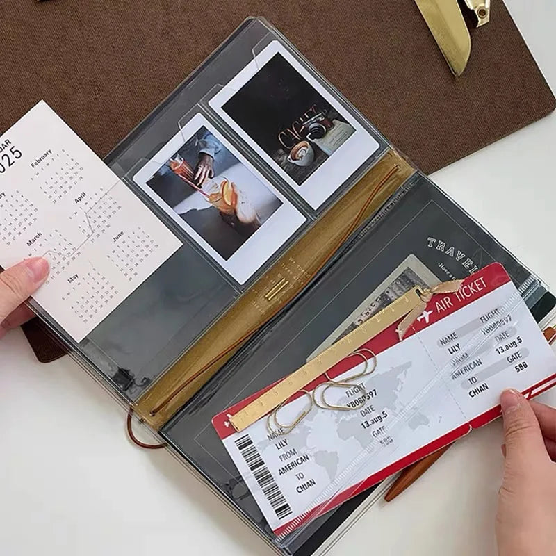 TN Passport book Travel Notebook High Quality Diary journal notebook  American retro Business Office School Meeting Notepad