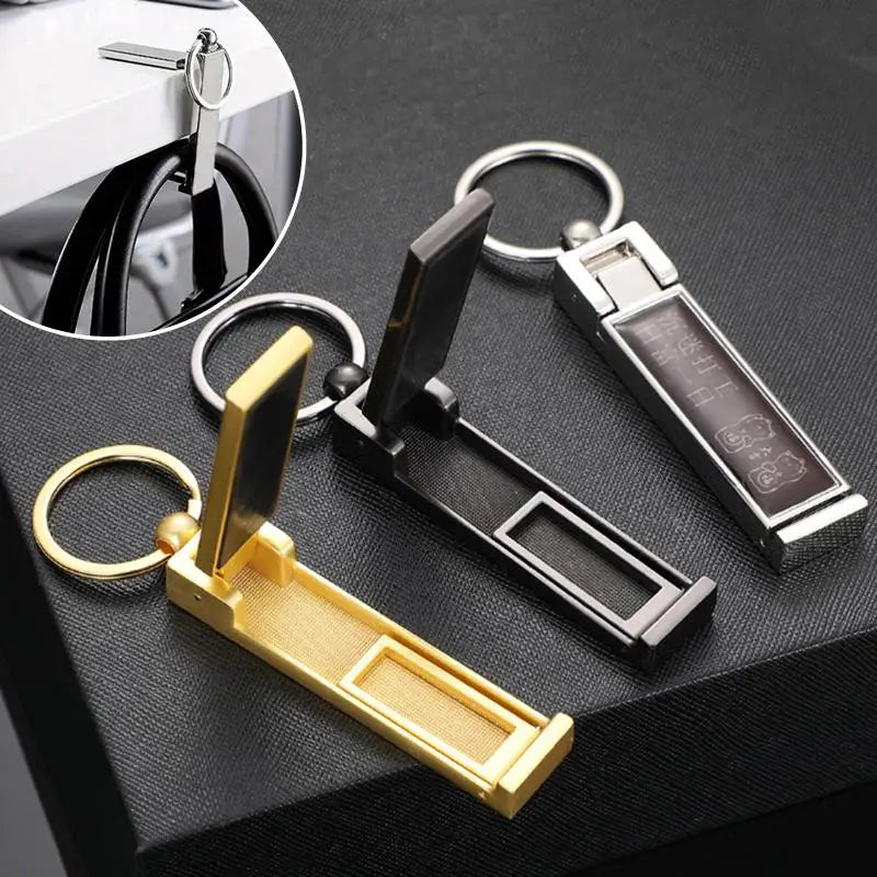 New Multifunctional Bag Hangers Purse Hook for Table Foldable Instant Bag Purse Hook Handbag Table Hanger Holder with Carabiner