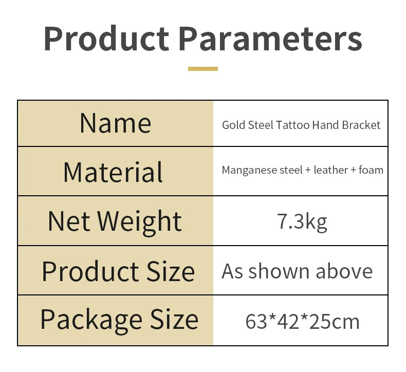 TAIDU Tattoo Armrest Stand With Tray Tattoo Arm Leg Rest Stand Adjust Height 120cm Tattoo Arm Holder Tattoo Equipment