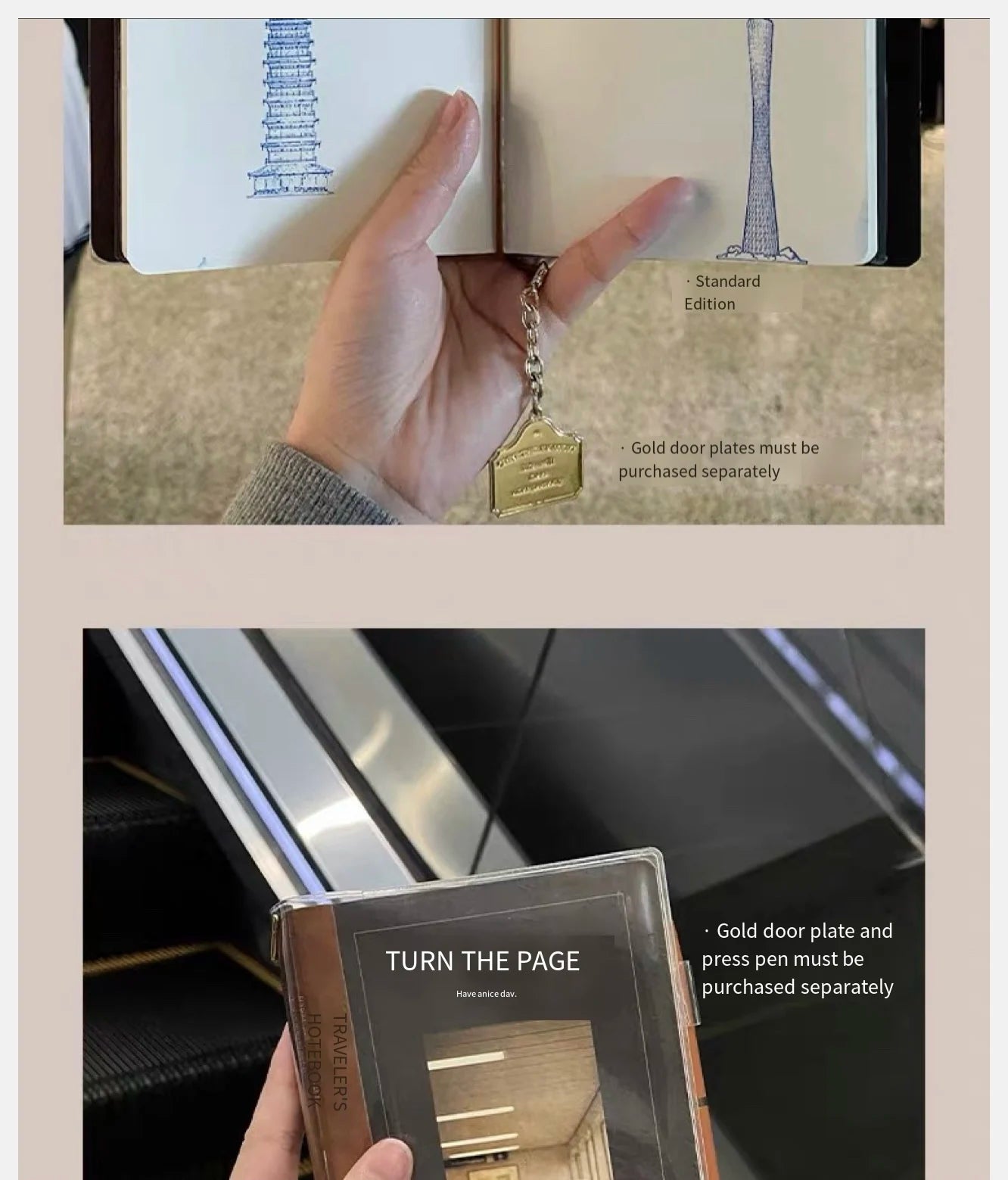 TN Passport book Travel Notebook High Quality Diary journal notebook  American retro Business Office School Meeting Notepad