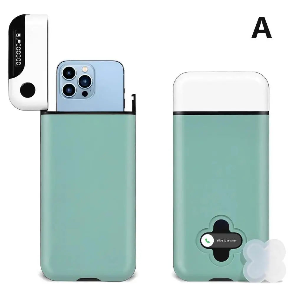 Portable Mobile Phone Lock Box Timer Bag Portable Phone Safe Timed Locking Case Self-Discipline Keepin Box Limit Cell Phones Use