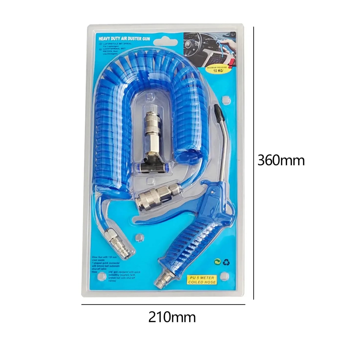 Air Blow Gun Blowing Airsoft Guns Hand Held Pneumatic Cleaning Tool Dust Spray Port Duster Clean Multi-Purpose