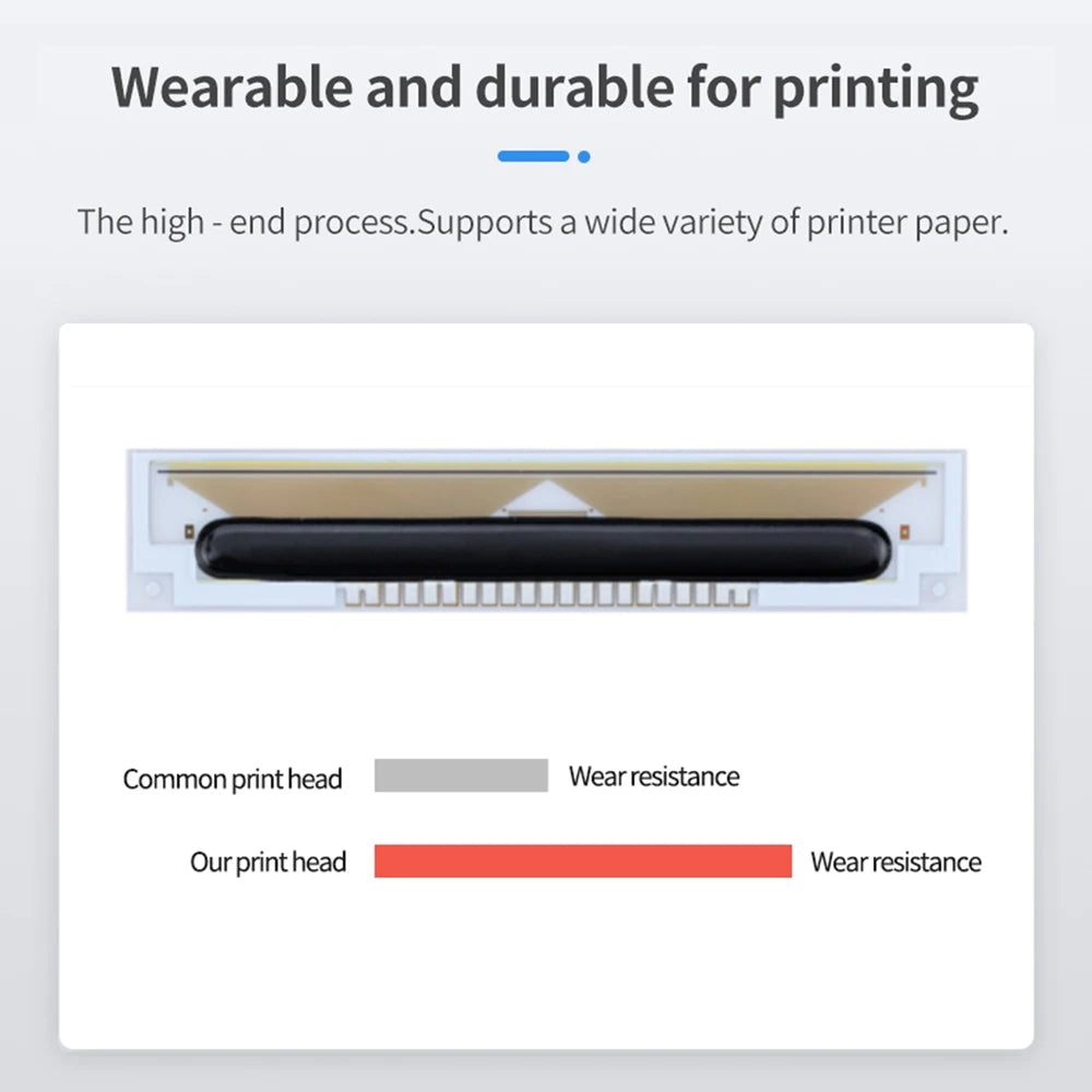 Wireless Barcode Printer USB BT Printer 58mm Desktop Thermal Receipt Printer with 1 Roll Paper Inside Support ESC Command