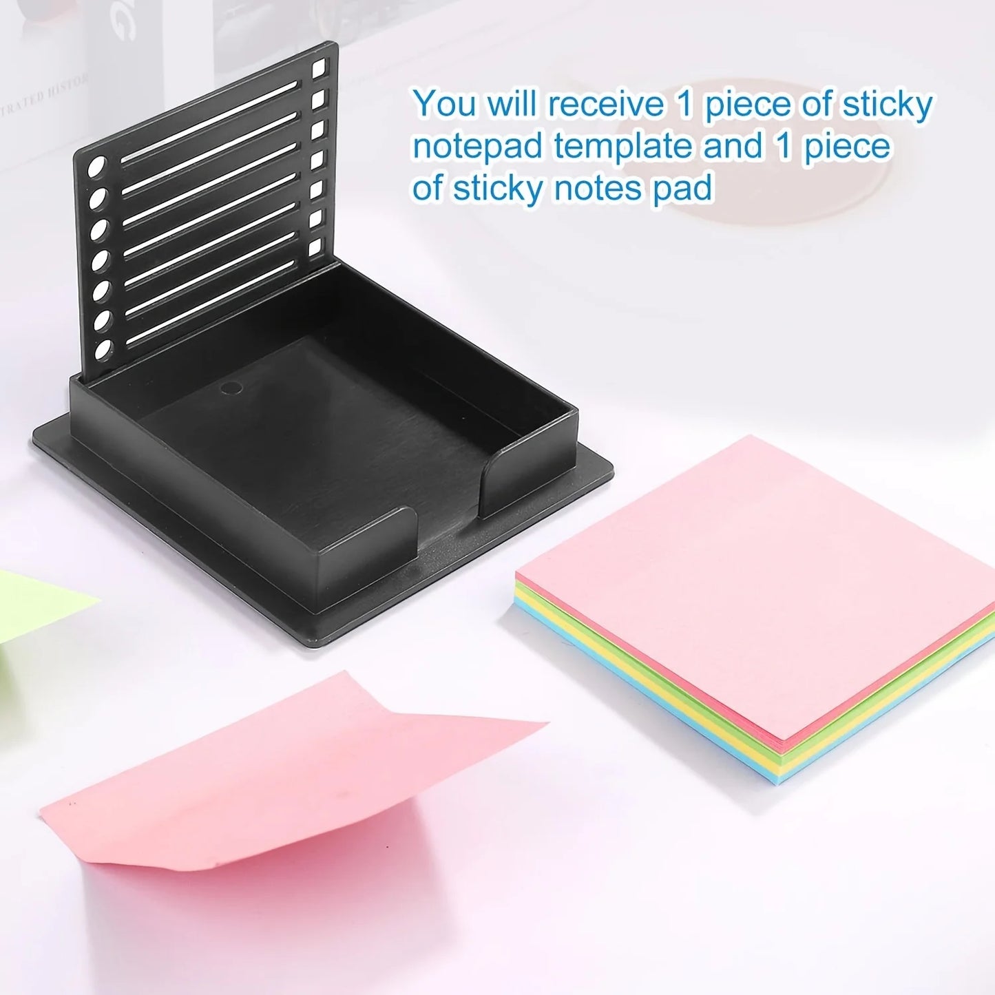 1Pc note holder with template Post It Note Template for quick marking of note boxes